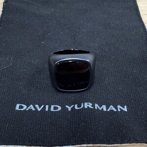 David Yurman Onyx Black Men's Ring